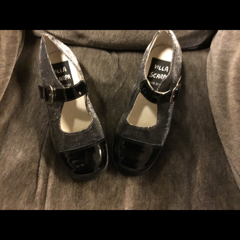 Girls Dressy Patent, Lurex/Silk Leather Spectator